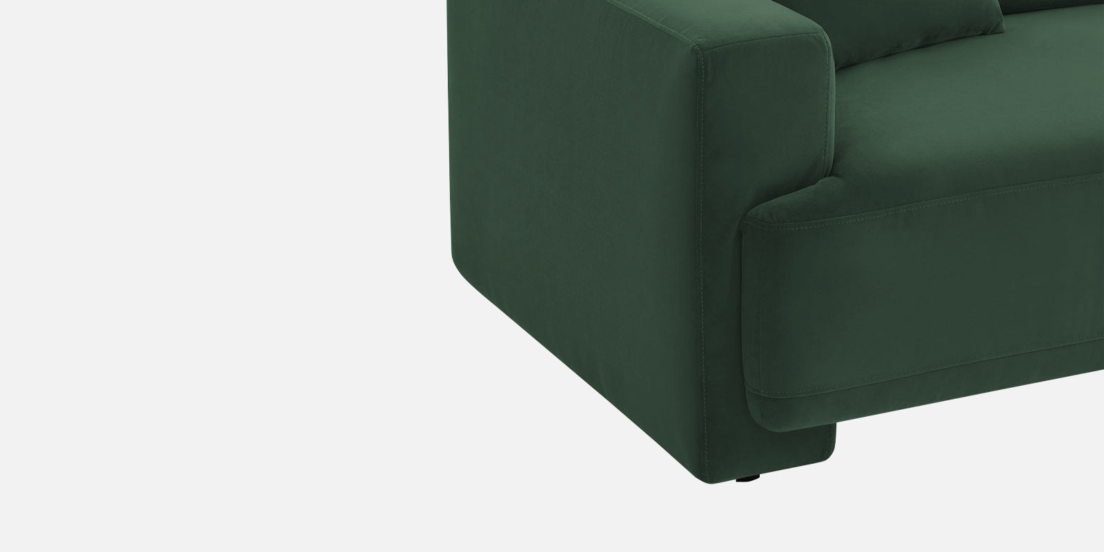 Kosta Velvet 3 Seater Sofa in Amazon Green Colour