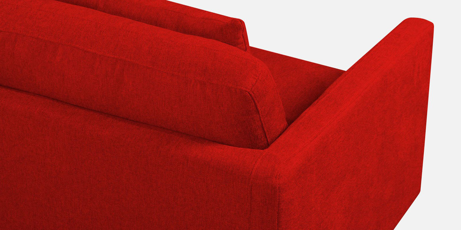 Kera Fabric 2 Seater Sofa in Ruby Red Colour