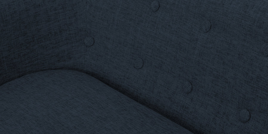 Casper Fabric 3 Seater Sofa In Denim Blue Colour - Febonic Living