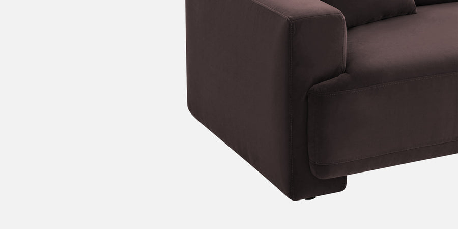Kosta Velvet 2 Seater Sofa In Mocha Brown Colour - Febonic Living