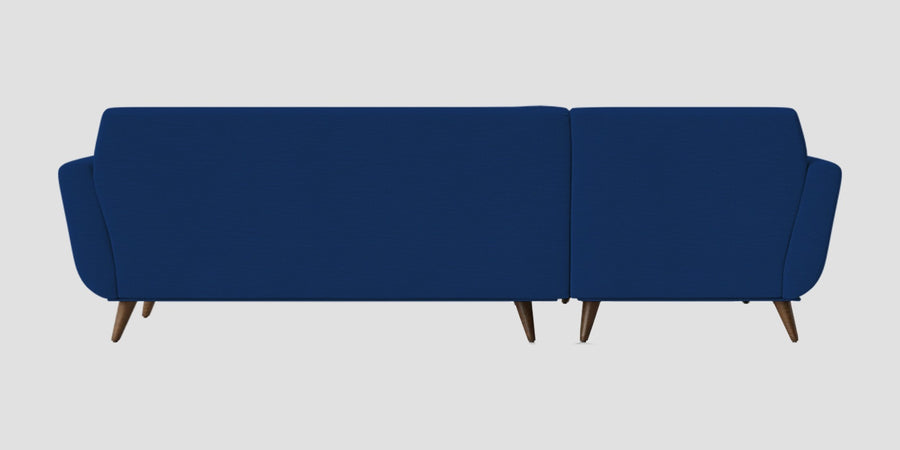 Jasmin Fabric Rhs Sectional Sofa 3 Lounger In Royal Blue Colour - Febonic Living