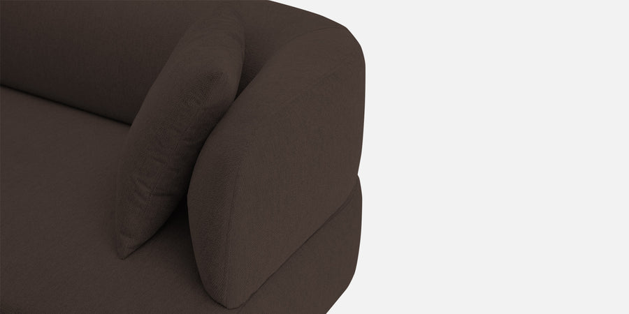 Carson Fabric 3 Seater Sofa In Coco Brown Colour - Febonic Living
