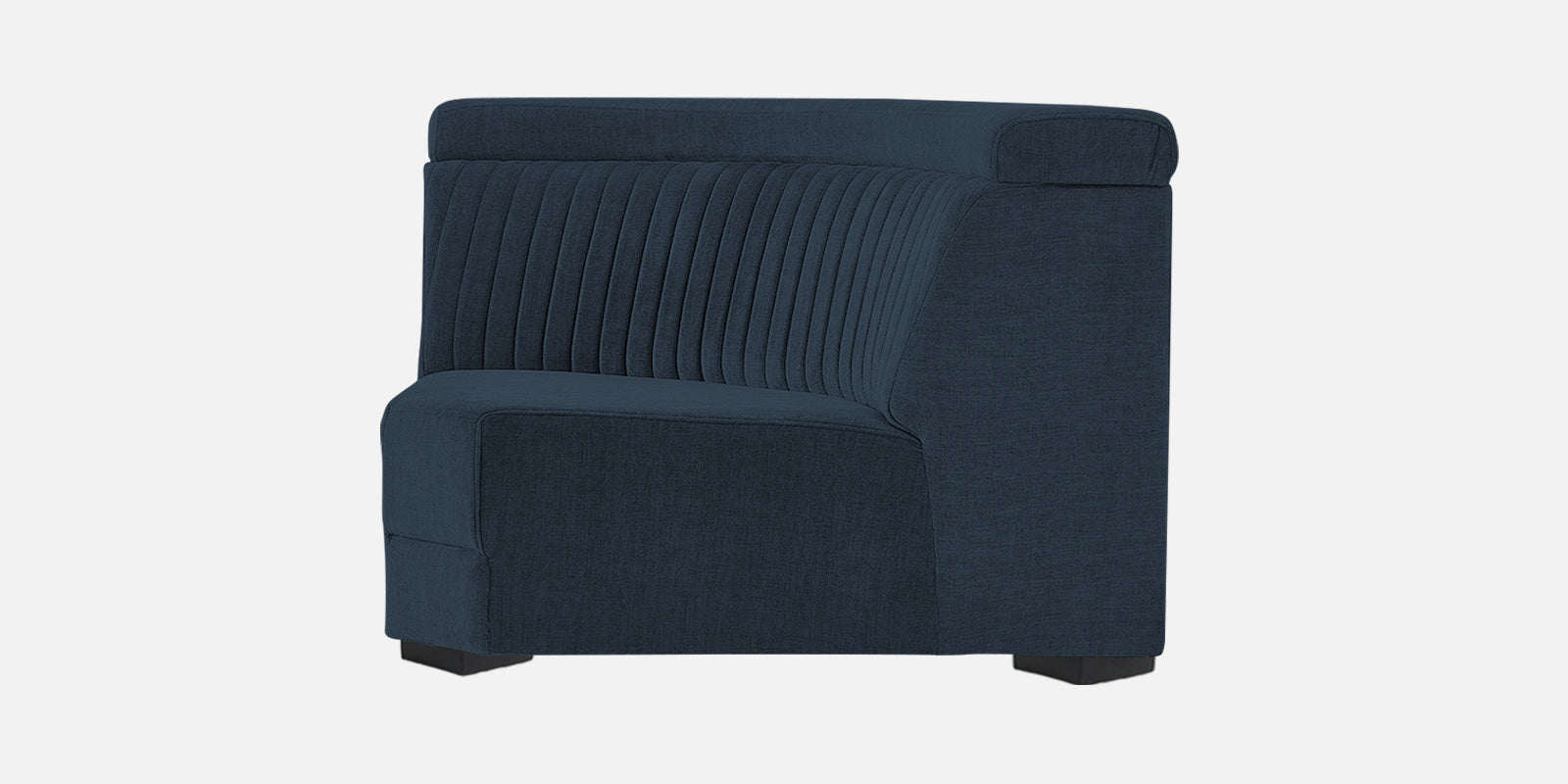 Draco Fabric 6 Seater Corner Sofa In Denim Blue Colour - Febonic Living