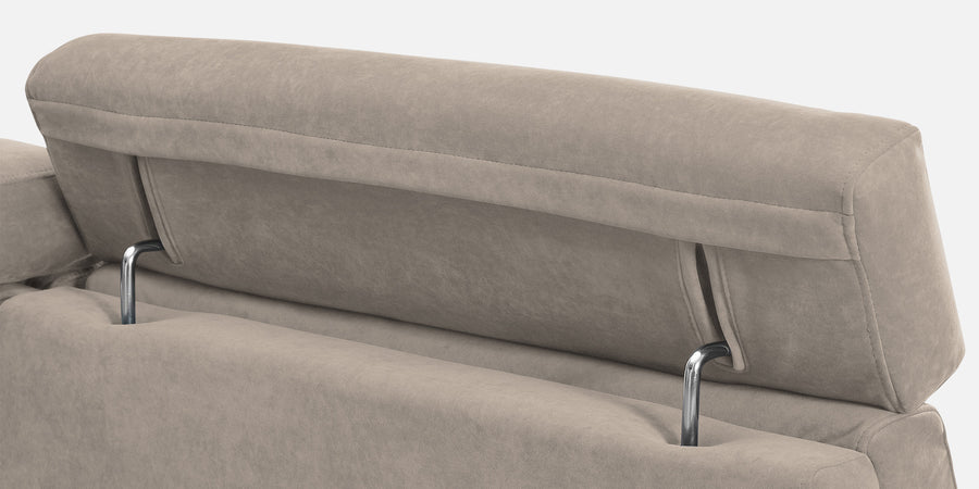 Hiro Fabric 3 Seater Sofa In Oat Beige Colour - Febonic Living