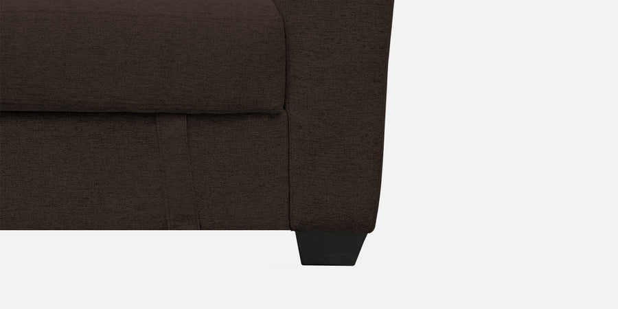 Bony Fabric 3 Seater Convertible Sofa Cum Bed In Coco Brown Colour - Febonic Living