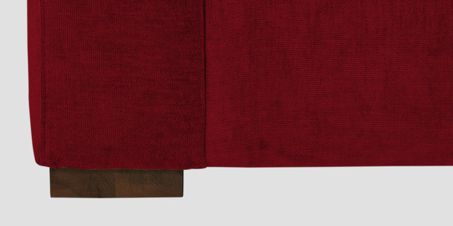 Dara Fabric 2 Seater Sofa In Ruby Red Colour - Febonic Living