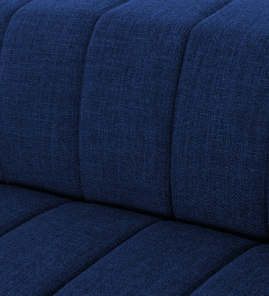 Lara Fabric 1 Seater Sofa In Royal Blue Colour - Febonic Living