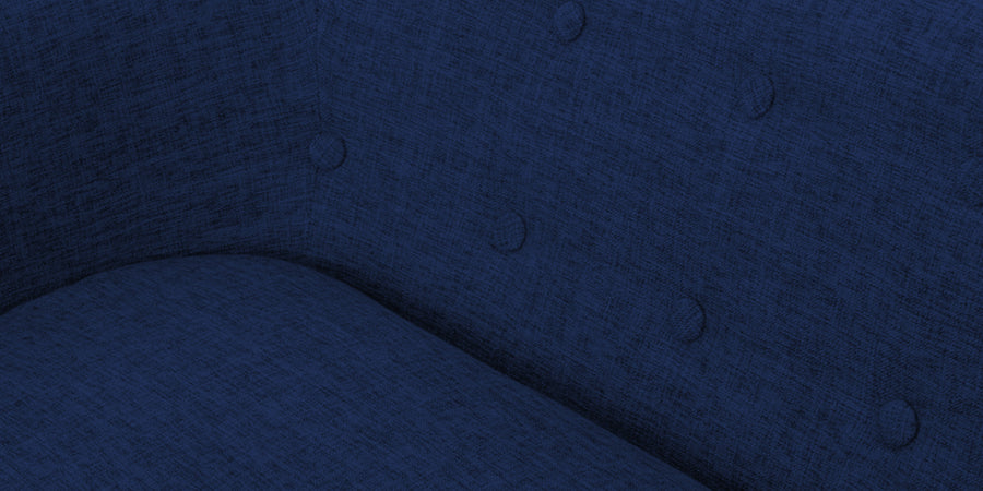 Casper Fabric 3 Seater Sofa In Royal Blue Colour - Febonic Living