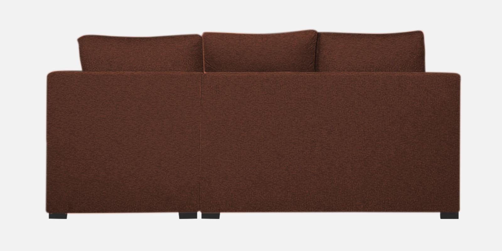 Jody Fabric 3 Seater Pull Out Sofa Cum Bed In Coffee Brown Colour