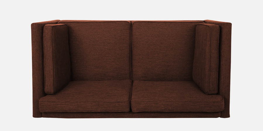 Nigar Fabric 2 Seater Sofa In Coffee Brown Colour - Febonic Living