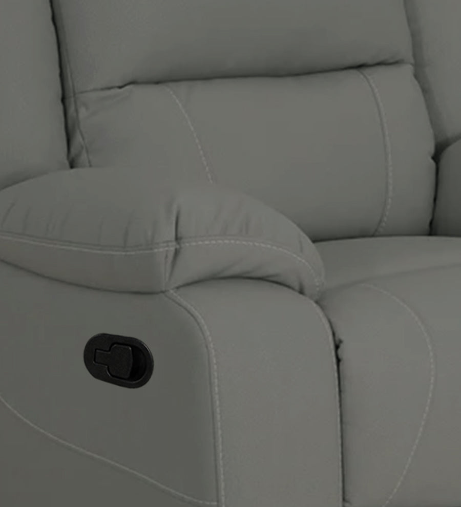 Adley Fabric 1 Seater Motorized Recliner In Turtle Green Colour - Febonic Living