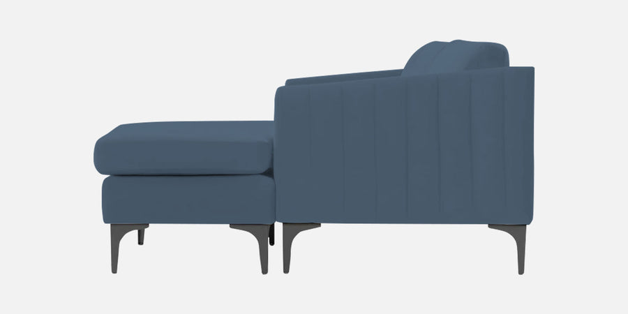 Haru Fabric Rhs Sectional Sofa 3 Lounger In Oxford Blue Colour - Febonic Living