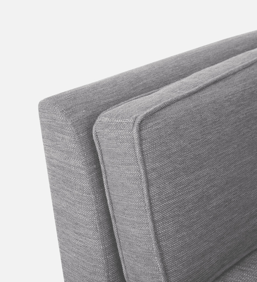 Nigar Fabric 1 Seater Sofa In Lit Grey Colour - Febonic Living
