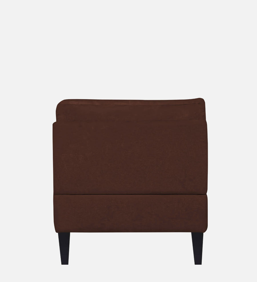 Nadia Fabric Chaise Lounger In Coffee Brown Colour - Febonic Living