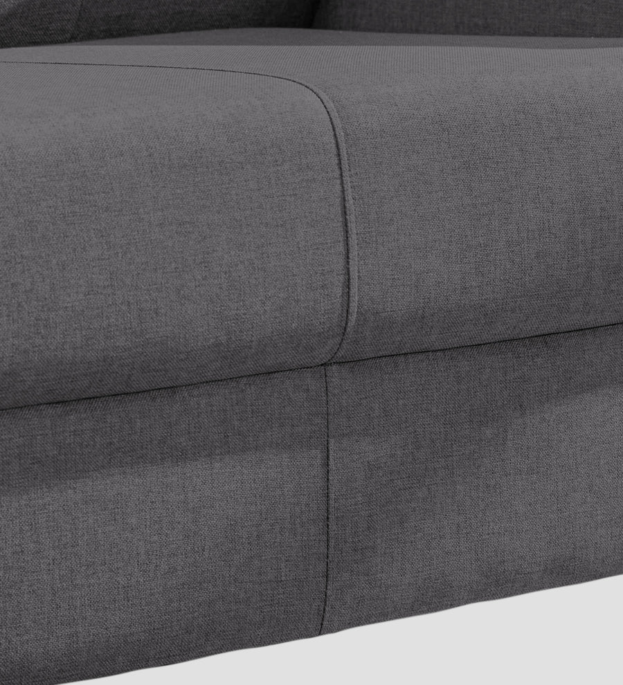 Devo Fabric 1 Seater Sofa In Sudo Grey Colour - Febonic Living
