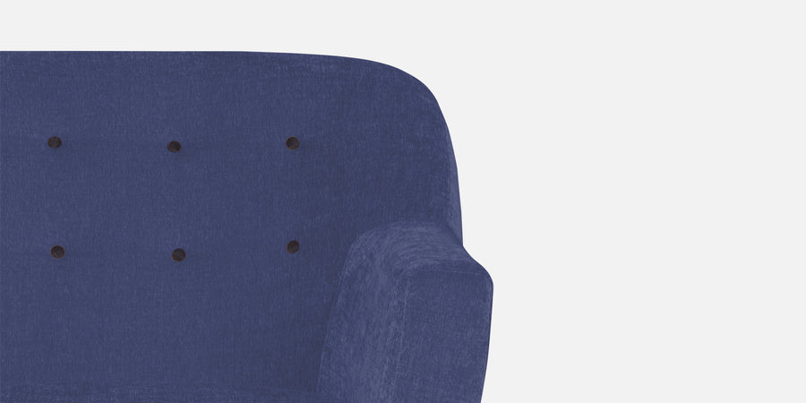 German Fabric 3 Seater Sofa In Slate Blue Colour - Febonic Living