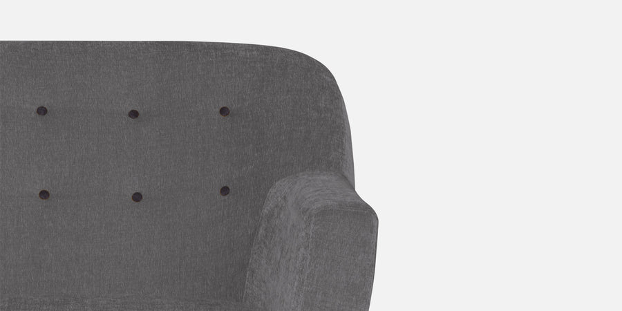 German Fabric 2 Seater Sofa In Sudo Grey Colour - Febonic Living