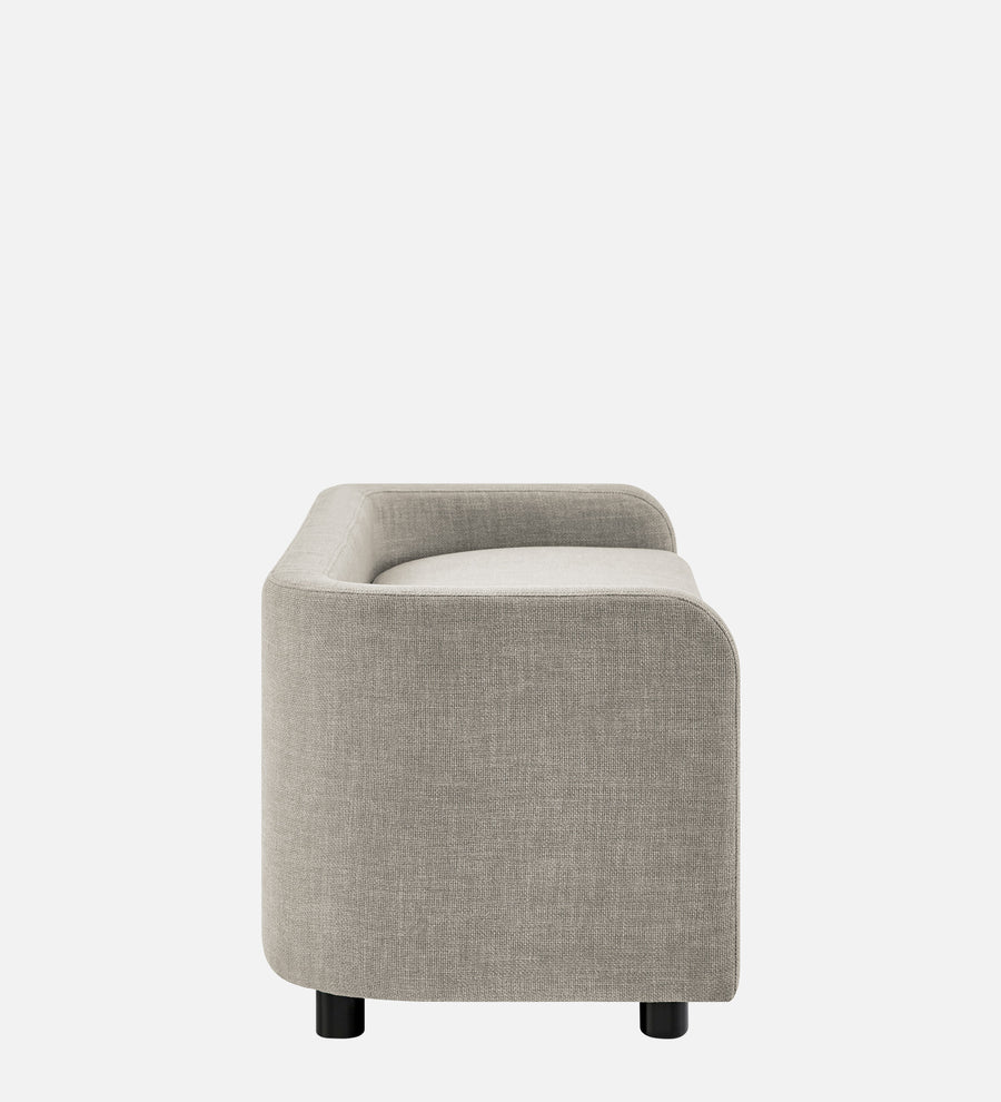 Cooper Fabric Storage Bench In Ash Grey Colour - Febonic Living