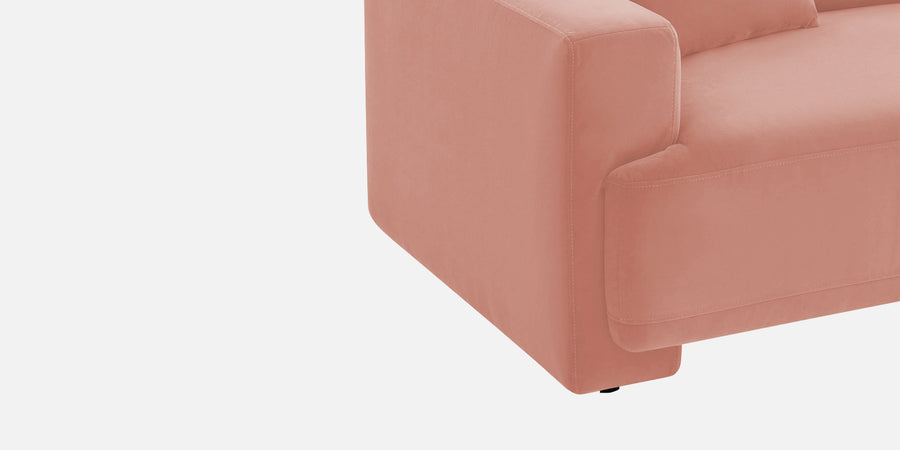 Kosta Velvet 3 Seater Sofa In Blush Pink Colour - Febonic Living