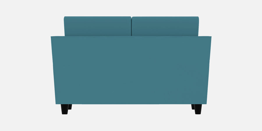 Bristo Velvet 2 Seater Sofa In Aqua Blue Colour With Storage - Febonic Living