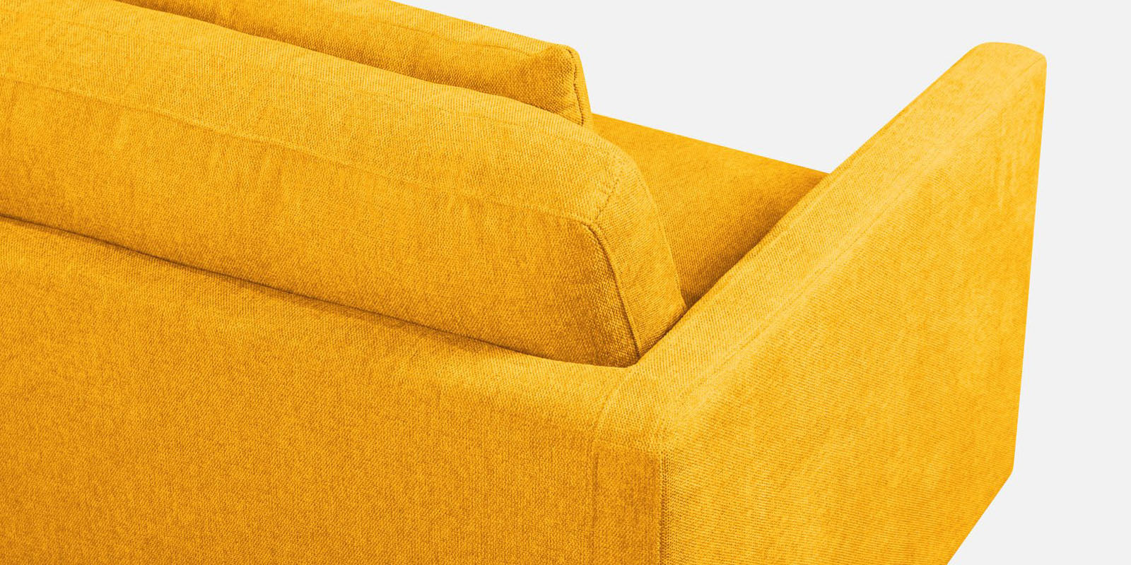 Kera Fabric 3 Seater Sofa in Bold Yellow Colour