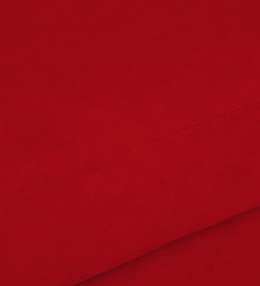 Motra Velvet 1 Seater Sofa In Berry Maroon Colour - Febonic Living