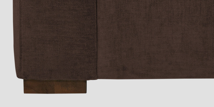 Dara Fabric 3 Seater Sofa In Coffee Brown Colour - Febonic Living