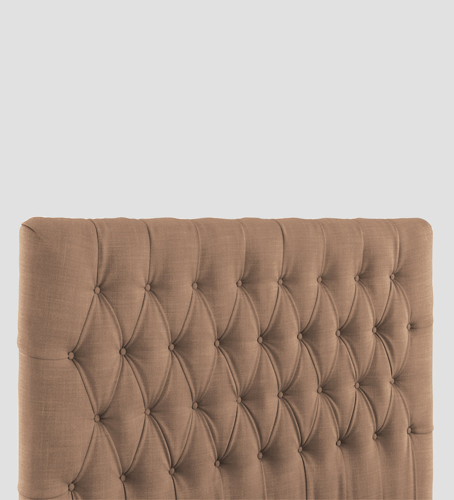 Isko Fabric Upholstered King Size Bed In Cosmic Beige Colour With Box Storage - Febonic Living