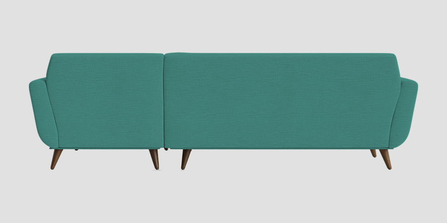 Jasmin Fabric Lhs Sectional Sofa 3 Lounger In Sea Green Colour - Febonic Living