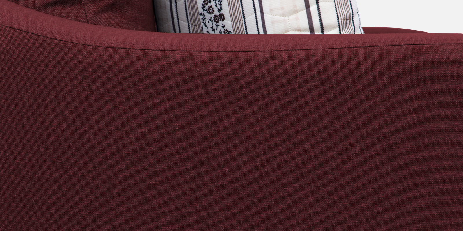 Kevin Fabric 2 Seater Sofa in Blood Maroon Colour