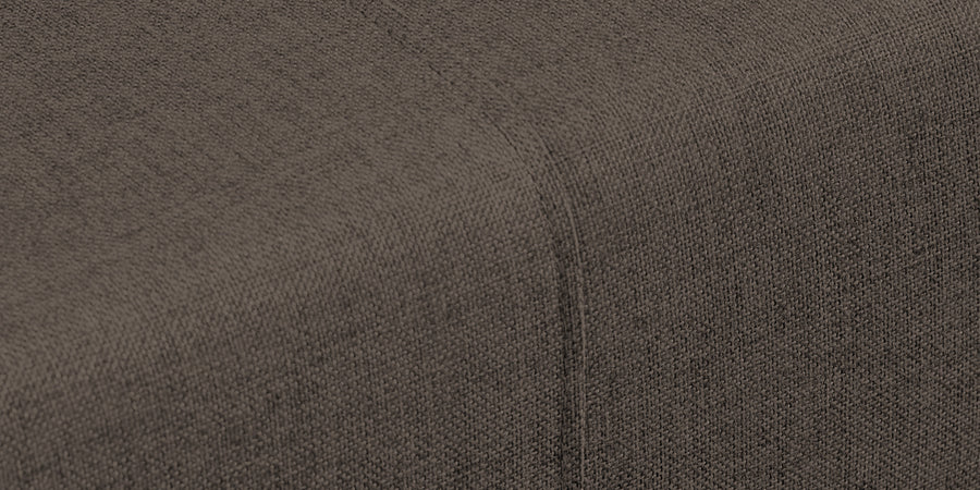 Devo Fabric 3 Seater Sofa In Caspa Brown Colour - Febonic Living