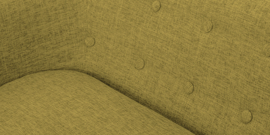 Casper Fabric 3 Seater Sofa In Parrot Green Colour - Febonic Living