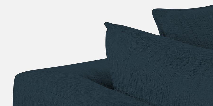 Ziggy Fabric Rhs Sectional Sofa 3 Lounger In Cool Blue Colour - Febonic Living