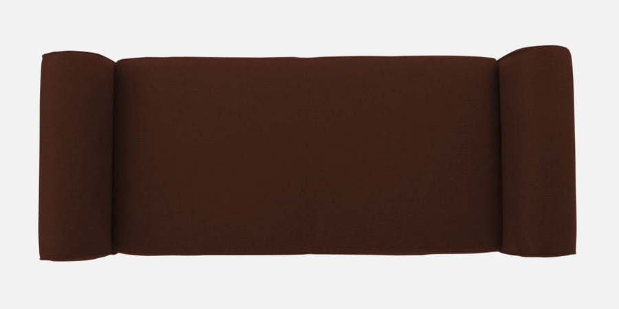 Molo Fabric 3 Seater Recamier In Coffee Brown Colour With Storage - Febonic Living
