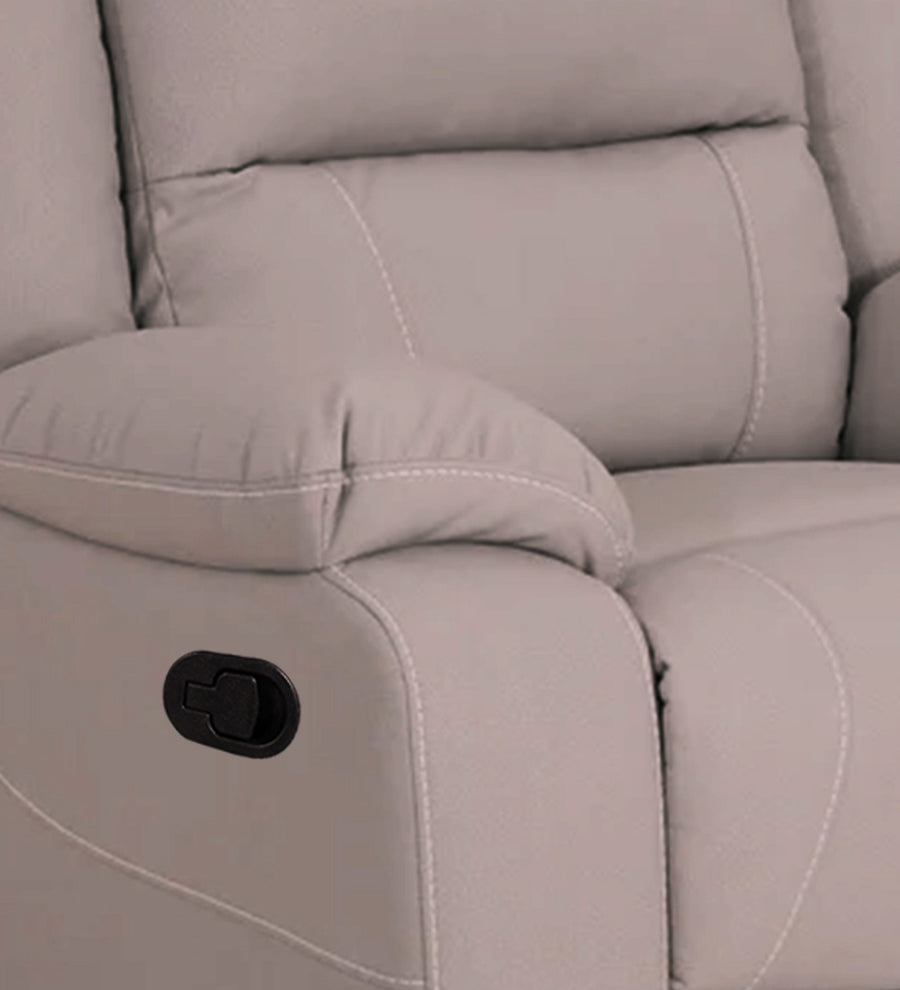 Adley Fabric 1 Seater Motorized Recliner In Orchid Beige Colour - Febonic Living
