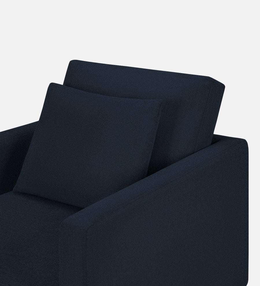 Kera Fabric 1 Seater Sofa In Denim Blue Colour - Febonic Living