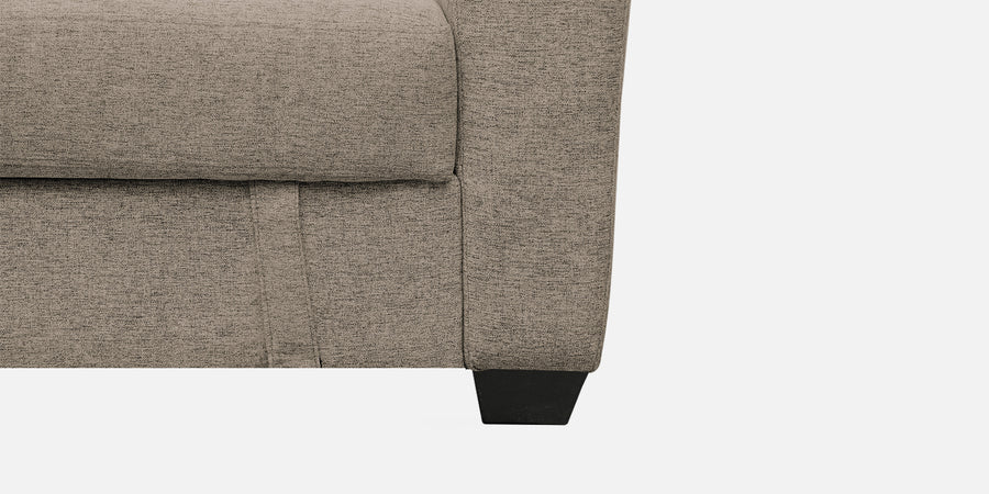 Bony Fabric 3 Seater Convertible Sofa Cum Bed In Khaki Beige Colour - Febonic Living