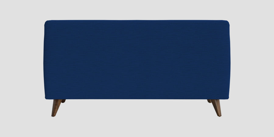 Jasmin Fabric 2 Seater Armless Sofa In Royal Blue Colour - Febonic Living