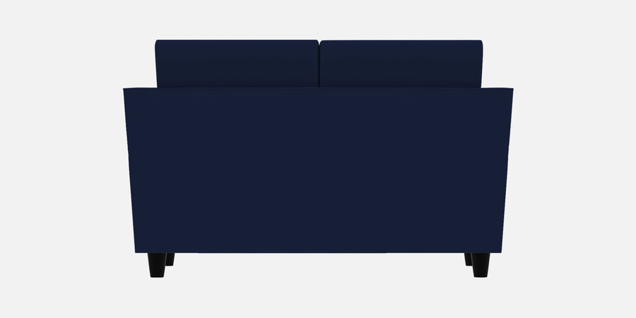 Bristo Velvet 2 Seater Sofa In Indigo Blue Colour With Storage - Febonic Living