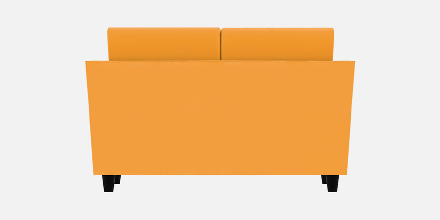 Bristo Velvet 2 Seater Sofa In Safforn Yellow Colour With Storage - Febonic Living