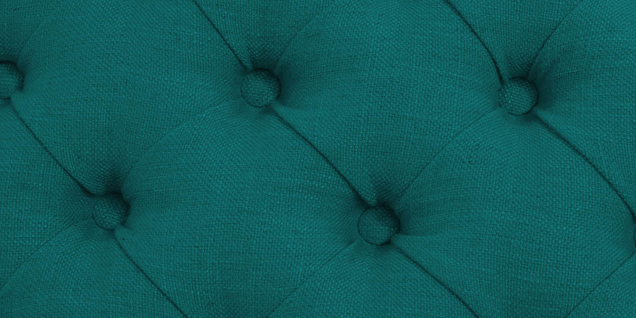 Nowia Fabric 3 Seater Recamier In Sea Green Colour With Storage - Febonic Living