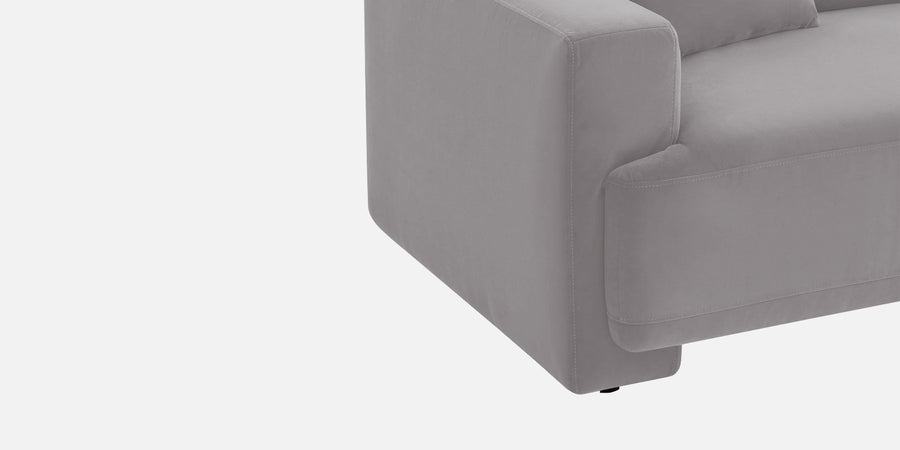 Kosta Velvet 2 Seater Sofa In Concrete Grey Colour - Febonic Living