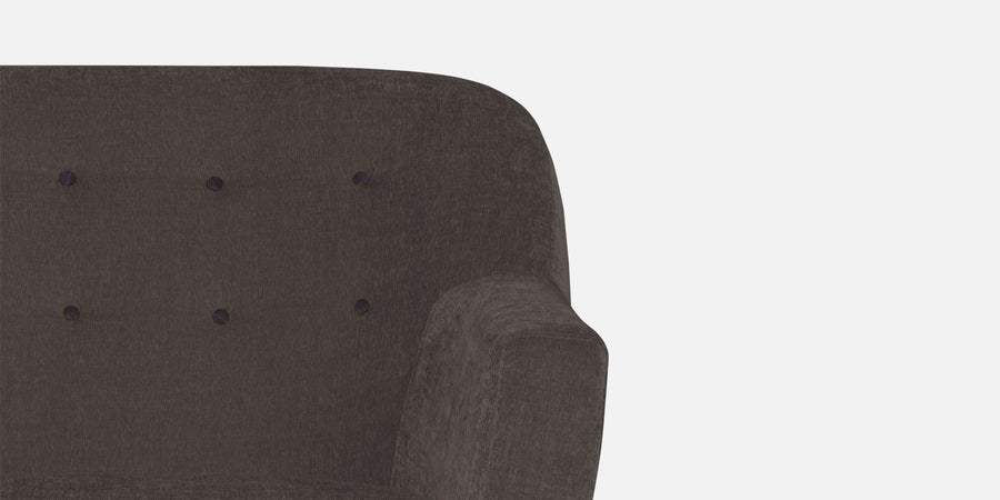 German Fabric 2 Seater Sofa In Caspa Brown Colour - Febonic Living