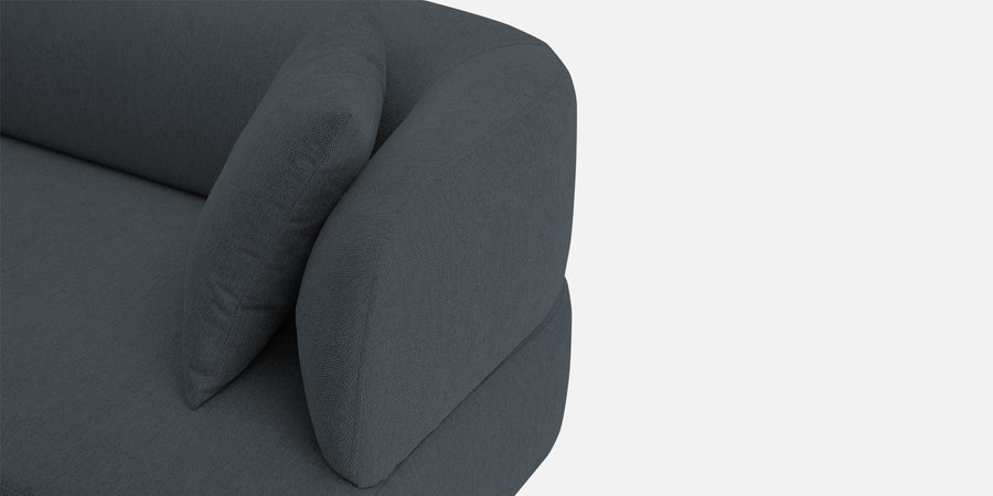 Carson Fabric 3 Seater Sofa In Duby Grey Colour - Febonic Living