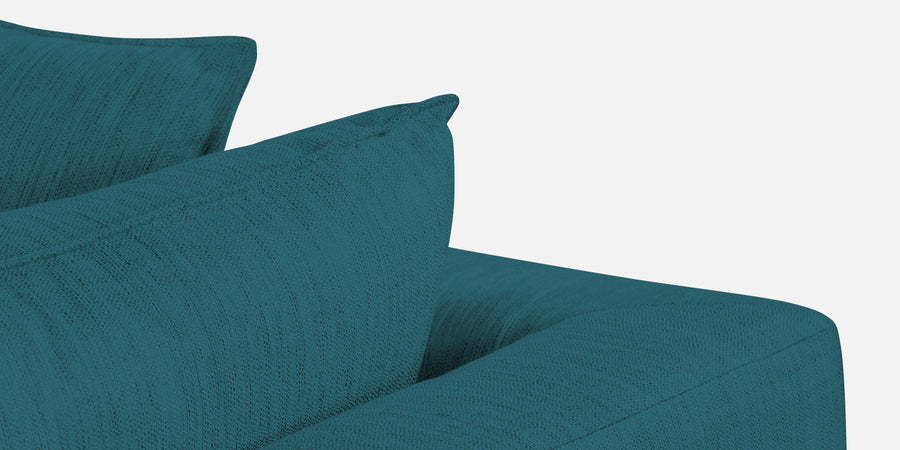 Ziggy Fabric Lhs Sectional Sofa 3 Lounger In Water Blue Colour - Febonic Living