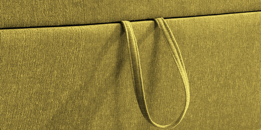 Kara Fabric 3 Seater Pull Out Sofa Cum Bed In Parrot Green Colour - Febonic Living