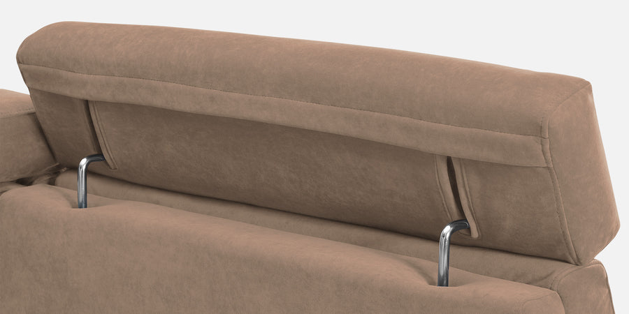 Hiro Fabric 2 Seater Sofa In Wheat Beige Colour - Febonic Living