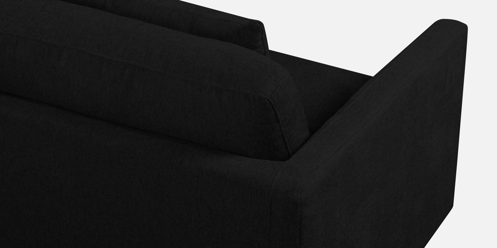 Kera Fabric 2 Seater Sofa in Zed Black Colour