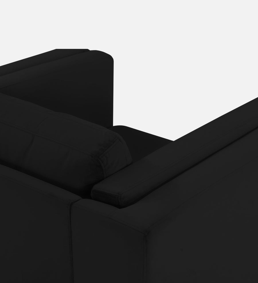 Jasper Velvet 1 Seater Sofa In Adam Black Colour - Febonic Living