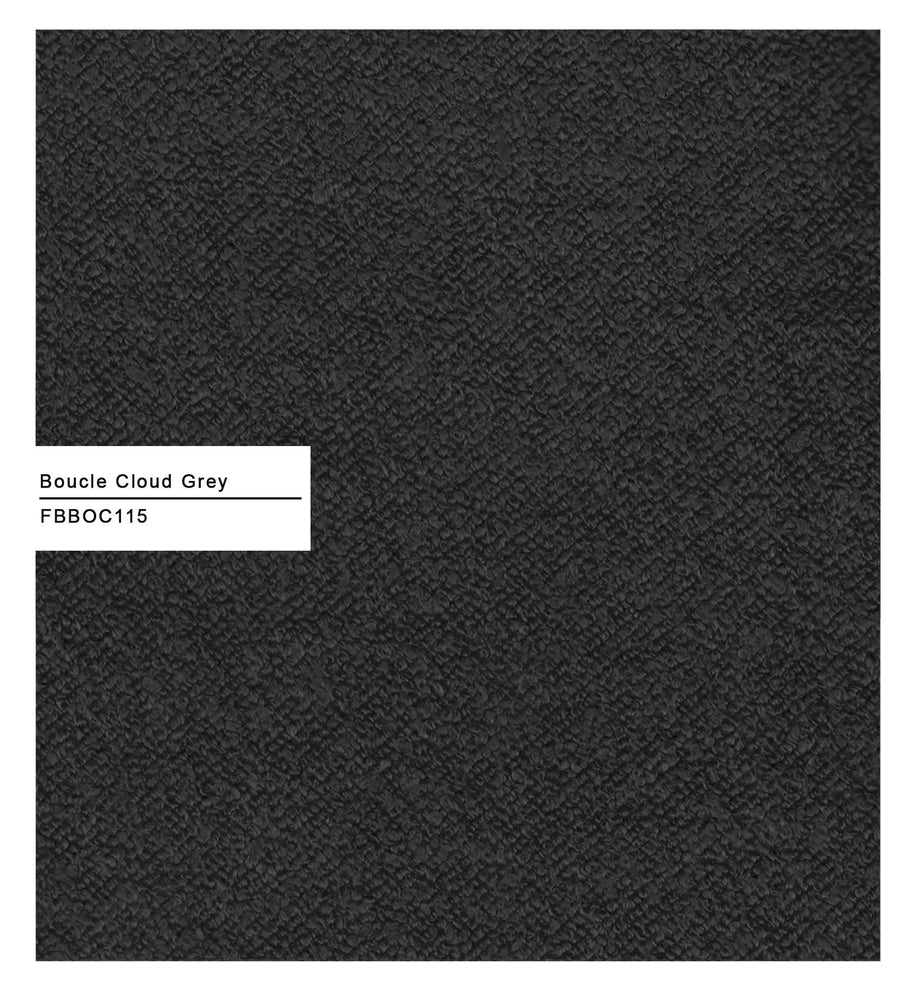 Lark Boucle Bench In Cloud Grey Colour - Febonic Living